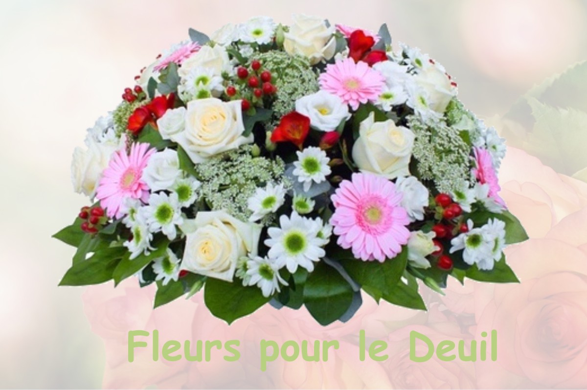 fleurs deuil CHAMPEIX